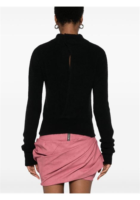 Black Headon sweater Rick owens - women RICK OWENS | RO02D3687KWPL09